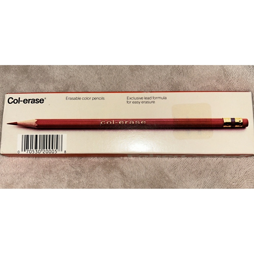 Faber Castell Col-erase Erasable Carmine 1277 One Dozen‎ #20005 New